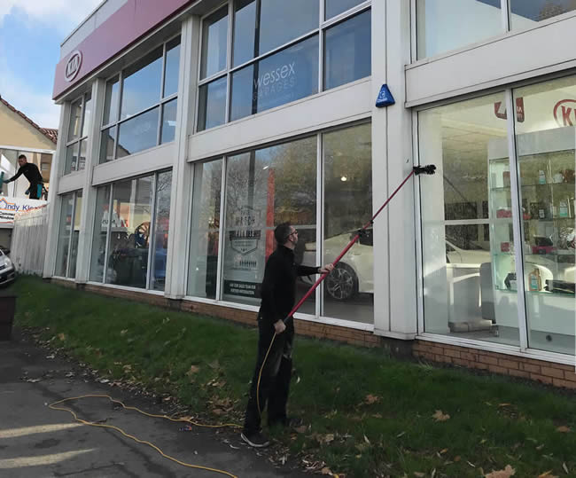 commercial window cleaning service bristol